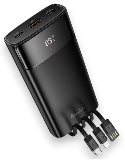 УМБ (Power Bank) Avantis A386 Pro 22.5W 20000 mAh Black - фото 1