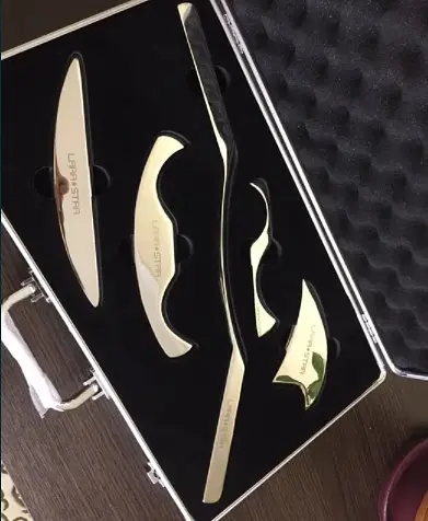 Инструмент для ИММТ (IASTM) сталь с кейсом (комплект 5 штук) - фото 2