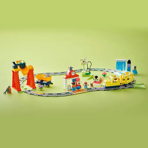 Конструктор LEGO DUPLO Town Большой интерактивный общественный поезд 103 детали (10428) - фото 14