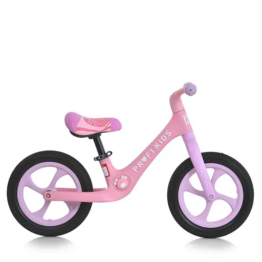 Дитячий біговел Profi Kids 12" рожевий - фото 2