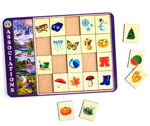 Сортер дерев'яний: Асоціації - пори року Ubee ПСД122