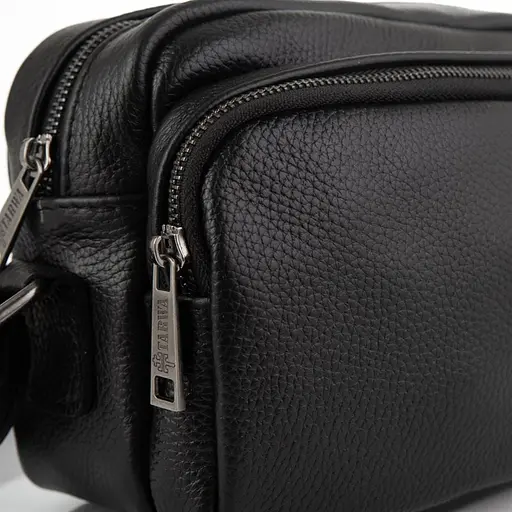 Чоловіча шкіряна сумка-месенджер TARWA 23х16х11 см sum0025413 - фото 4