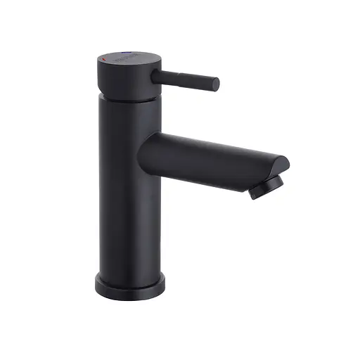 Змішувач для раковини Kroner KRP Edelstahl Klassisch - SCH010 CV025653 Чорний матовий - фото 1