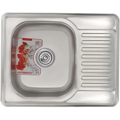 Мойка кухонная ZERIX Z6350-06-160E satin (ZM0561) - фото 1