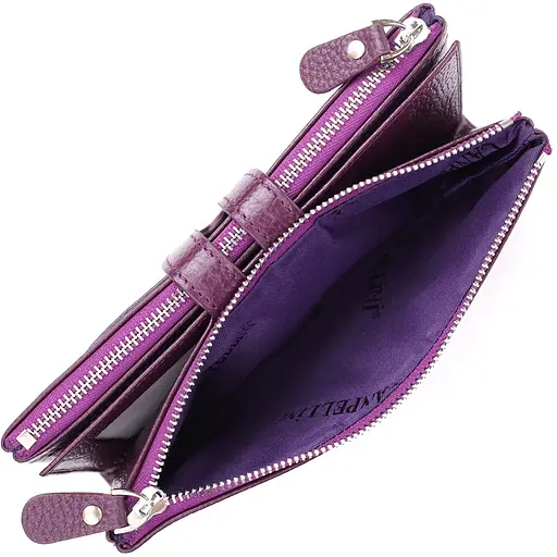 Женский кошелек из натуральной кожи Canpellini 18.59.5х2.5 см acs0029702 - фото 7