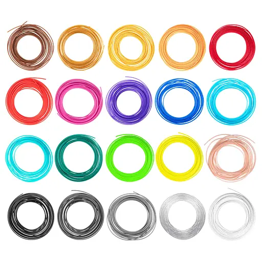 Картридж для 3D ручки PLA 1.75мм 20шт микс 5м 2E teh0015795 - фото 6