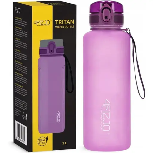 Пляшка для води 4FIZJO спортивна 1000 мл Pink (P-5905973403764) - фото 1