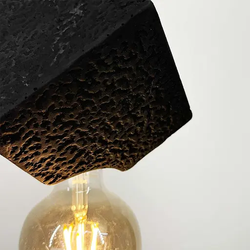 Підвіс Truzzo Quadro із чорним бетонним плафоном Line.F MJ 168/1 BK - фото 9