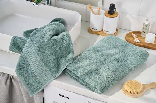 Рушник махровий Ardesto SuperSoft 50х90 см 100% бавовна зелений (ART2250SSP)  - фото 8