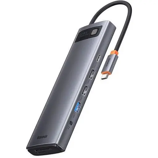 Хаб разветвитель Baseus Metal Gleam 12-in-1 (WKWG020213) - фото 1