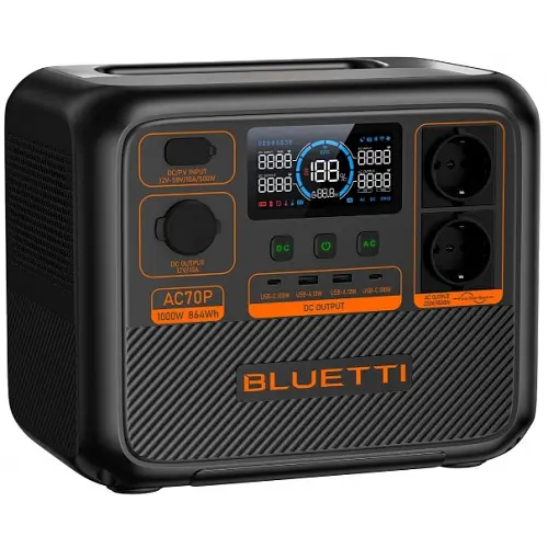 Зарядная станция Bluetti AC70P 1000W 864Wh - фото 5