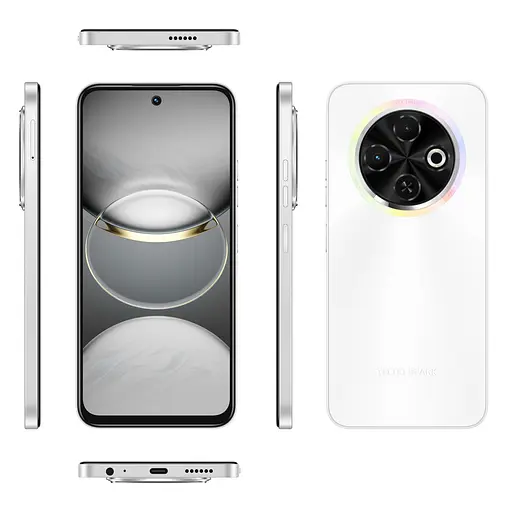 Смартфон Tecno Spark 30C KL5n 667" 6/128ГБ 2SIM 5000мА год Orbit White - фото 5