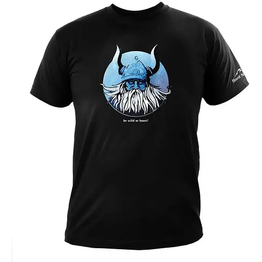Футболка Fjord Nansen Vill Viking T-Shirt S Чорна (FJNAFVVTSBS)