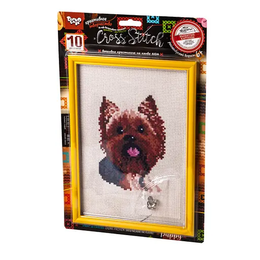Набір творчості Вишивка хрестиком на канві CROSS STITCH, Danko Toys - фото 4