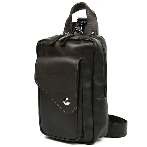 Мужской нагрудная сумка слинг рюкзак на одно плечо LIMARY 29х16х8 см sum0028204 - фото 1