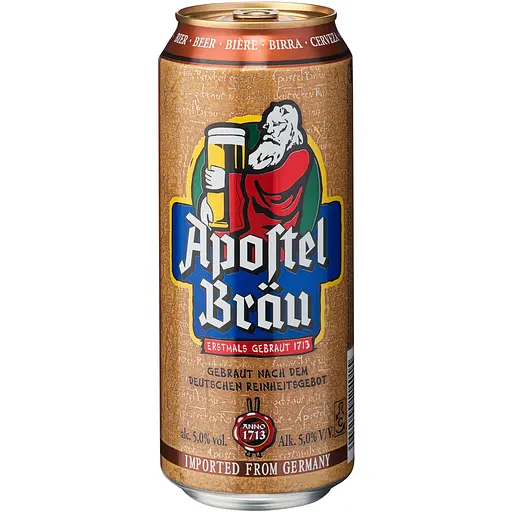 Пиво Eichbaum Apostel Brau светлое 5% 0.5 л ж/б - фото 1