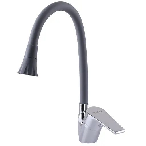 Змішувач для кухні Domino Blitz DBC-203SA-G03 Сірий - фото 1