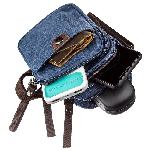 Чоловіча барсетка Vintage 17х13х6 см acs0016108 - фото 4