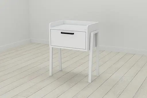 Модульна тумба Ferrum-decor Бетті 540x450x320 метал Білий ДСП Білий 16 мм (FRD-102990)