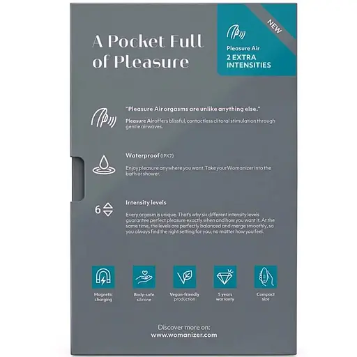 Вакуумний кліторальний стимулятор Womanizer Starlet 3 Grey - фото 7