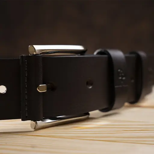 Ремінь шкіряний Grande Pelle чоловічий 120х3,8 см acs0014715 - фото 5