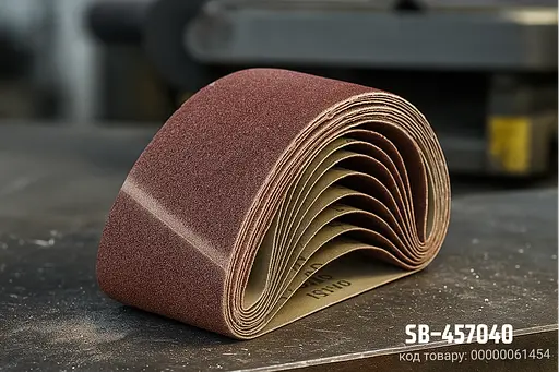 Стрічка шліфувальна нескінченна Alloid Building Tools зерно 40 75х457 мм 10 шт. (SB-457040) - фото 4