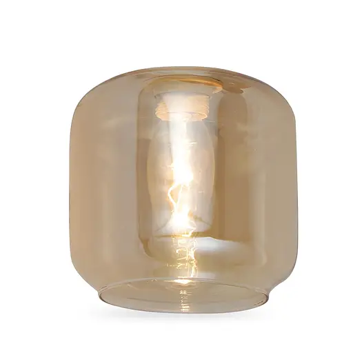 Плафон DENVER бурштин - фото 1