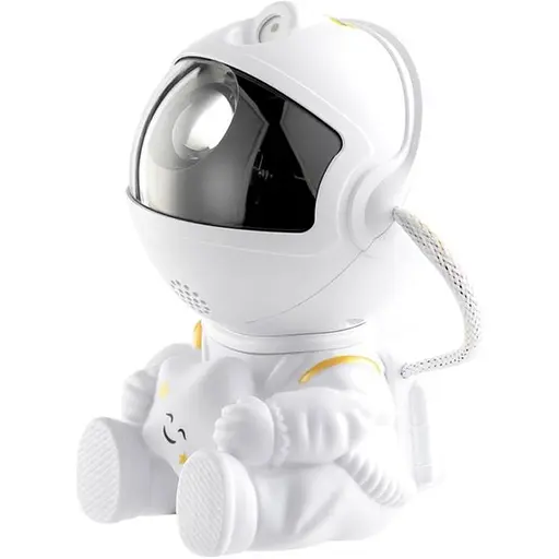 Проектор зоряного неба Астронавт із зіркою Mini White [111482] - фото 2