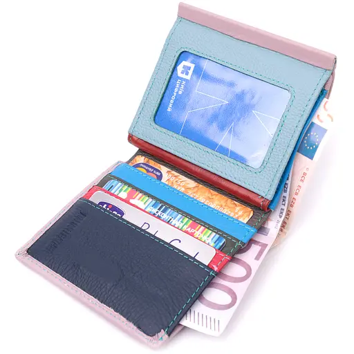 Кожаный женский кошелек ST Leather 10.5х10х1.5 см acs0028404 - фото 3