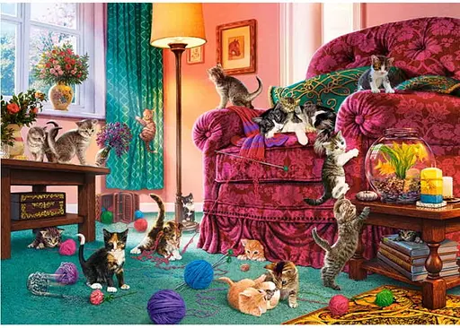 Пазл Castorland Неслухняні кошенята 500 ел. (B-53254) - фото 2