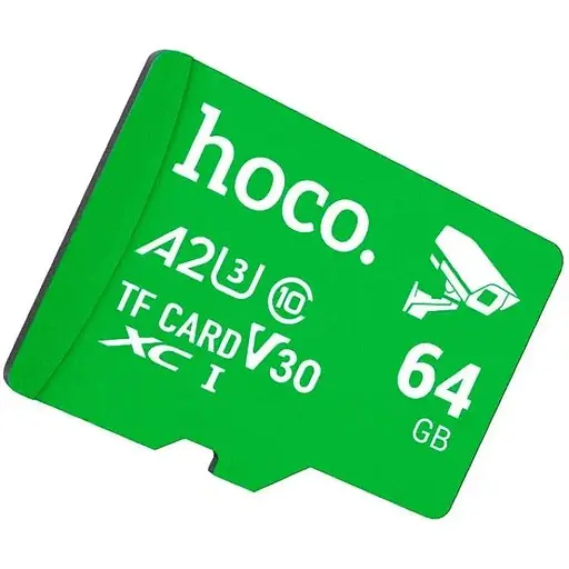 Карта памяти Hoco TF Ultra-High-Speed ​​Surveillance Camera Memory Card (64GB) | CL10 | - фото 1