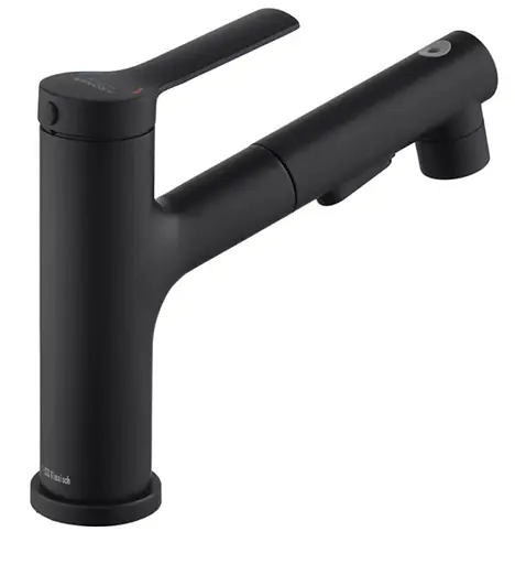 Змішувач для раковини Kroner KRP Edelstahl Klassisch з висувним виливом SCH030-T (CV032497) - фото 2