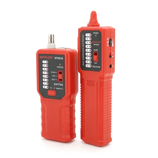 Кабельний тестер Mayilon MY-6816, трасошукач, RJ-45+BNC - фото 1