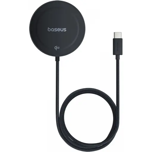 Бездротовий зарядний пристрій Baseus Simple Mini4 15W Explorer Edition Cosmic Black (P10273300121-02) [151033]