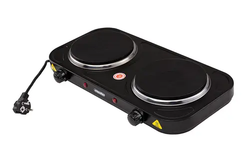 Электроплита двухкамфорная 2000Вт Mesko MS 6509 - фото 3