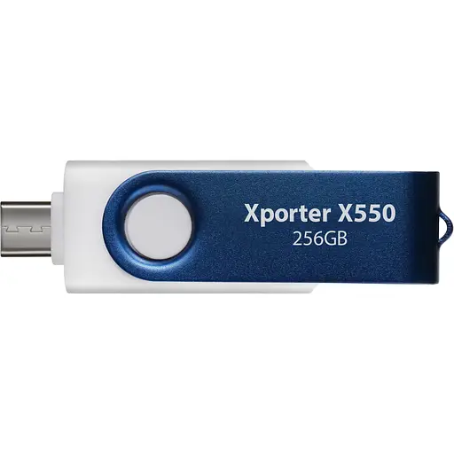 USB флеш накопичувач Patriot 256GB Xporter X550 USB 3.2/Type-C (PS256GX550AAD)