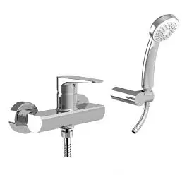 Змішувач для душу Paffoni Orange з душовим гарнітуром chrome OG168DCR, Хром - фото 1