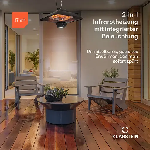 Інфрачервоний обігрівач Blumfeldt Heat Square 15 м² (10032565) - фото 6