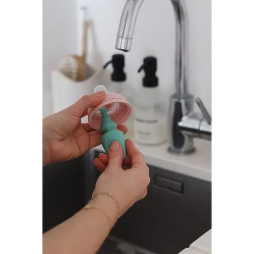 Йоржик для пляшечок Beaba силіконовий зелений (911746) - фото 4