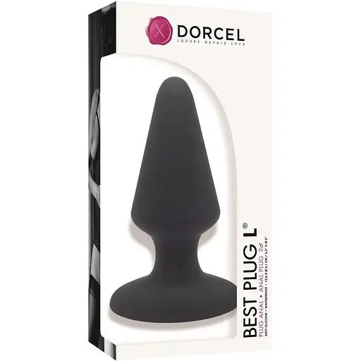 Анальна пробка Dorcel Best Plug L м'який soft-touch силікон діаметр 5.1 см - фото 2