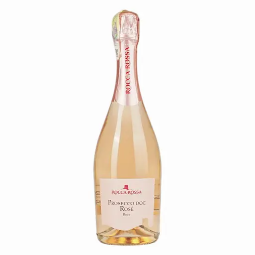 Вино игристое Rocca Rossa Prosecco Rose Brut DOC, розовое, брют, 0,75 л - фото 1