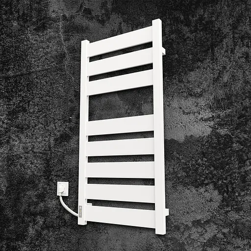 Електрична рушникосушарка Kosser Волс 1000x500 EL тайм. білий ДВЛ02ELW, Білий матовий, Ліве - фото 1