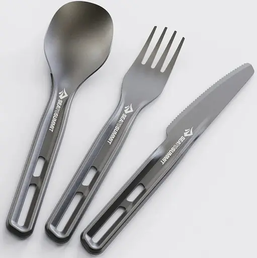 Набор столовых приборов Sea to Summit Frontier UL Cutlery Set ложка вилка нож (1033-STS ACK034021-121702) - фото 3