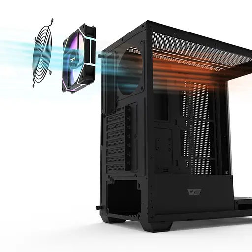 Корпус для ПК DARKFLASH DS900 BLACK - фото 6