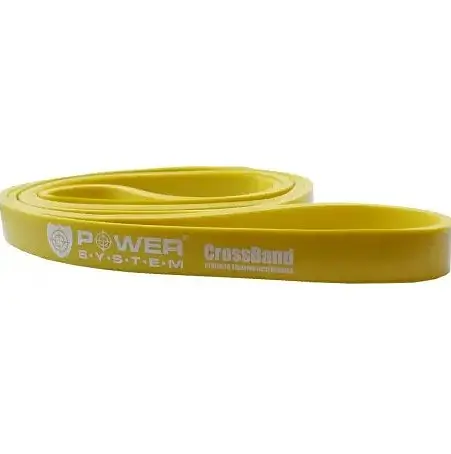 Гумка для фітнесу і кроссфіту Power System PS-4051 CrossFit Level 1 Yellow (опір 4-25 кг) (PS-4051_Yellow) - фото 4