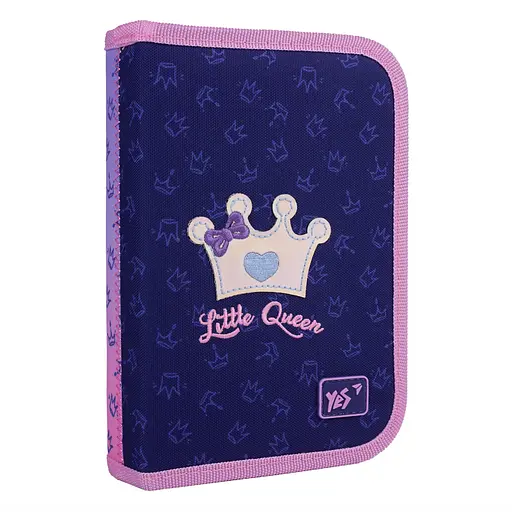 Шкільний пенал твердий одинарний з клапаном Yes Little Queen HP-03 - фото 1