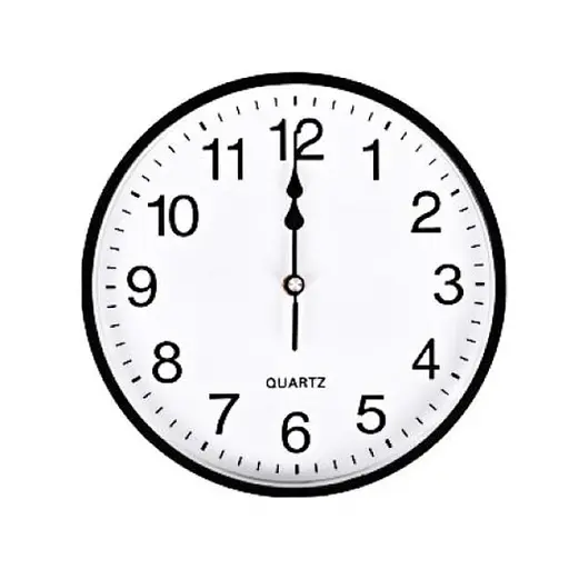 Настінний годинник Х2-39 Круг кольоровий корпус, білий циферблат 25х4 см