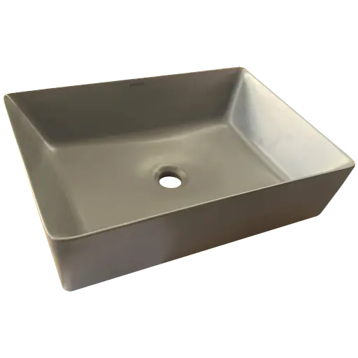 Умивальник накладний Mixxus Premium Quadro-0108 550x390x145 мм MP6652, Графит - фото 5