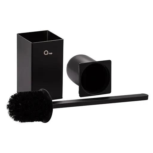 Йоржик для унітазу Qtap Liberty BLM 1157-2, Чорний матовий - фото 3