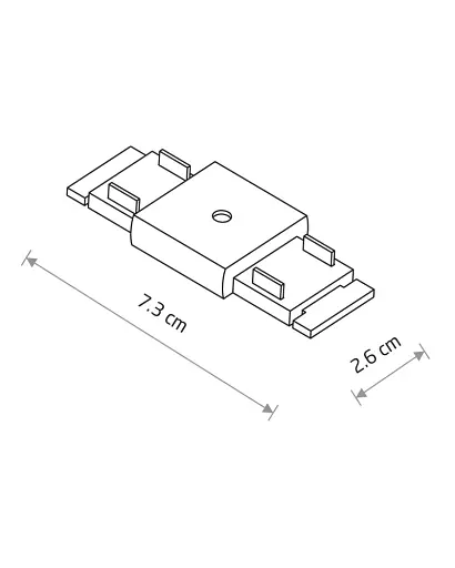 Соединитель линейный Nowodvorski 11322 UT-LVM IP20 черный - фото 2